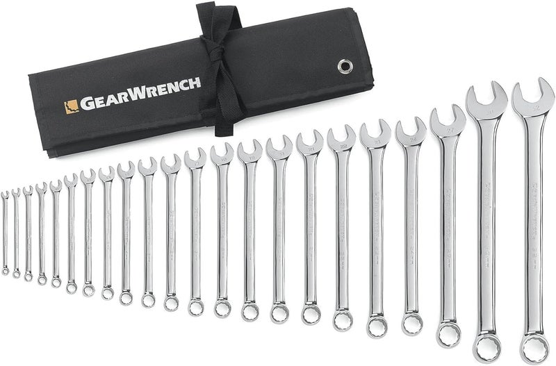 GEARWRENCH 22 Pc. 12 Pt. Combination Wrench Set, Long Pattern, Metric - 81916 - Image 1
