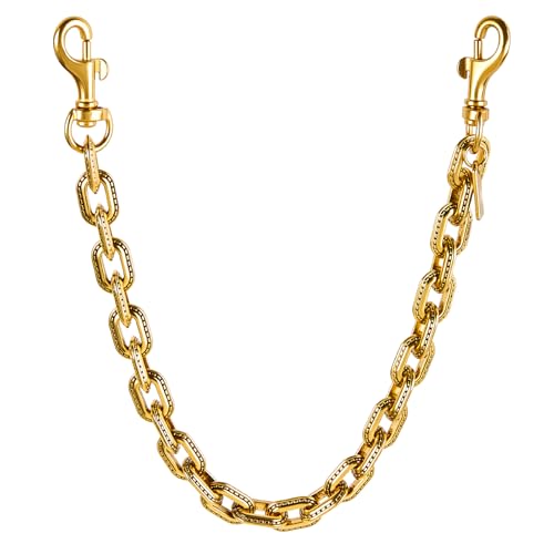 Weixiltc Bag Charm Chains for Women, Cute Purse Extender Chain, Punk Charm Pants Link Chain for Girls (Metal-Gold) - Image 1