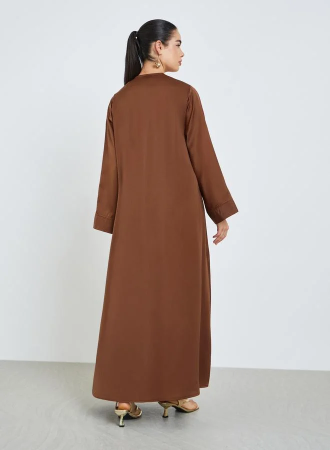 Amirah  Women Front Open Abaya and Dress Modest Set for Women | Best Price UAE