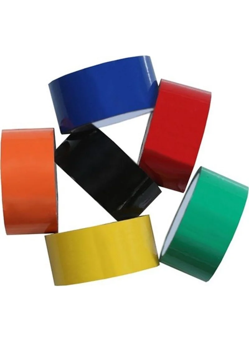 Deniz Bant Red Colored Duct Tape 45 MMX100 Meters - (6 Pieces)