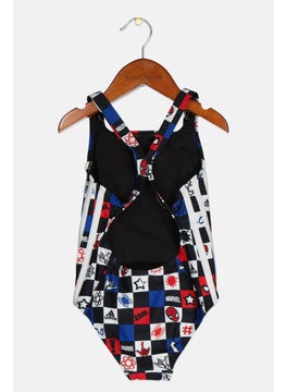 Adidas Adidas x Marvel Toddlers Girl One Piece Swimsuit, Black  - Image 2