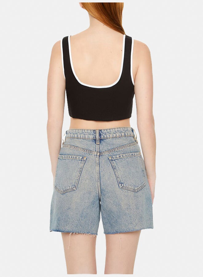 FOREVER 21 Tie-Front Crop Top - Image 3