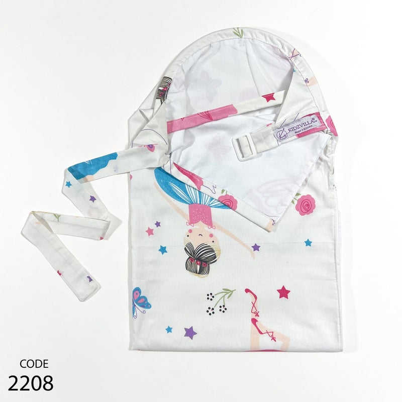 Baby Breastfeeding Nursing Cover, Cotton Double Layer with Breathable Mesh 90X70 cm