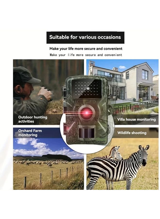 Wildlife Hunting Camera With 32GB TF Card 720P Night Vision Motion Detection - Image 5