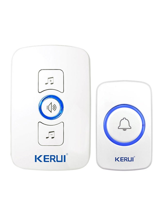 Kerui Wireless Doorbell With 32-Songs White - Image 1
