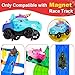 Save Unicorn Magnetic Track Cars Replacement OnlyOnly Compatible with Magnetic Car Tracks for Kids Ages 3 Flex Track Race cars Accessories Construction Building Kits for Magnet Tracks Glow in the Dark 4pack - Image 4
