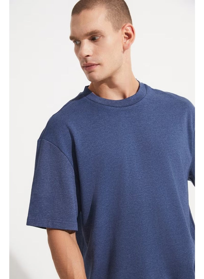 JUNE Men's Oversize 100% Cotton Crew Neck T-Shirt - Image 2