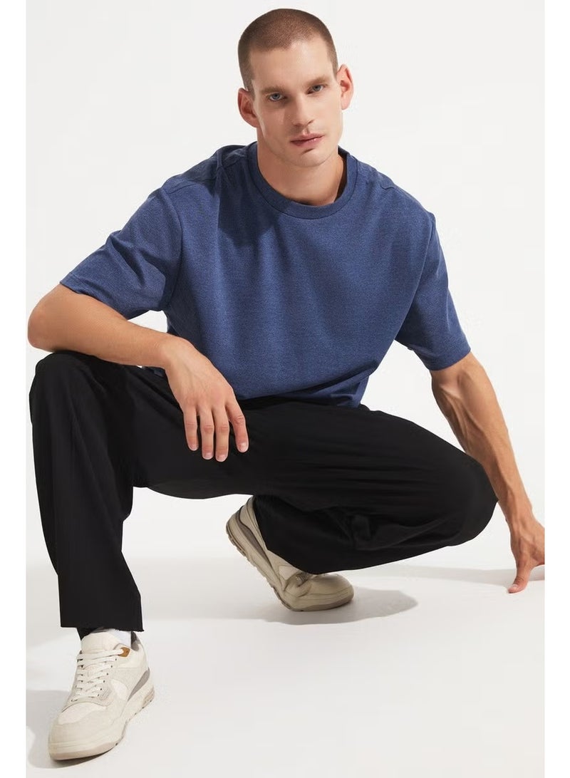 JUNE Men's Oversize 100% Cotton Crew Neck T-Shirt - Image 3