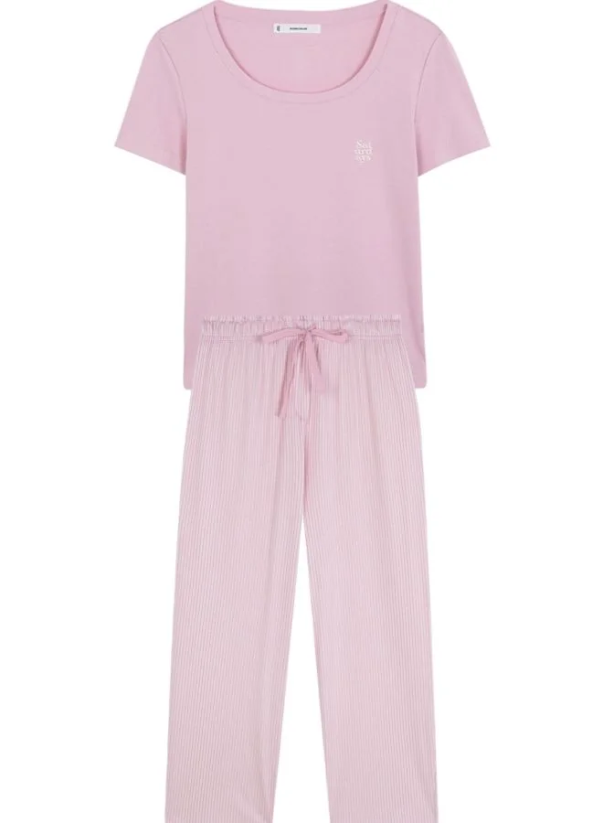 women'secret Pink cotton Capri pyjamas