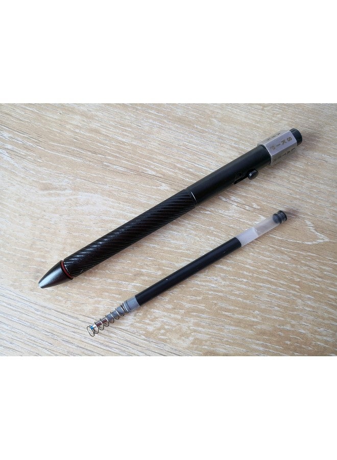 قلم Fidget Bolt Action Pen Decision Maker متوافق مع قلم Pilot G2 القابل لإعادة التعبئة، أداة تخفيف التوتر وتقليل القلق، أداة إبداعية للاستخدام في المكتب والمدرسة باللون الأسود (Fsm648) - Image 2