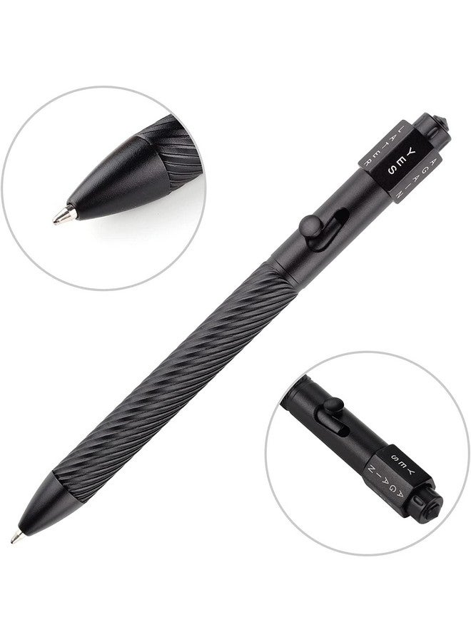 قلم Fidget Bolt Action Pen Decision Maker متوافق مع قلم Pilot G2 القابل لإعادة التعبئة، أداة تخفيف التوتر وتقليل القلق، أداة إبداعية للاستخدام في المكتب والمدرسة باللون الأسود (Fsm648) - Image 3