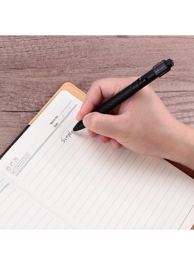 قلم Fidget Bolt Action Pen Decision Maker متوافق مع قلم Pilot G2 القابل لإعادة التعبئة، أداة تخفيف التوتر وتقليل القلق، أداة إبداعية للاستخدام في المكتب والمدرسة باللون الأسود (Fsm648) - Image 5