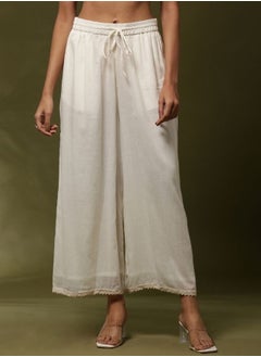 Abhishti palazzo pant-off white  - Image 1