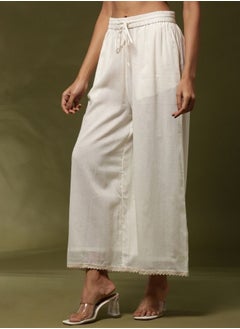 Abhishti palazzo pant-off white  - Image 2