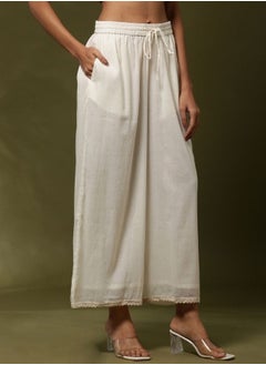 Abhishti palazzo pant-off white  - Image 3