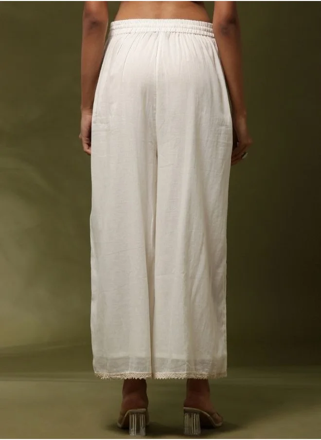 Abhishti palazzo pant-off white