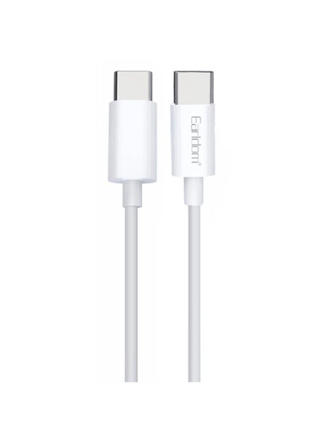 أيرلدوم كابل شحن سريع بقوة 60 وات Earldom EC-L66C PD ، من النوع تايب سي إلى النوع تايب سي - Image 2