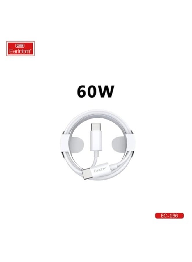 أيرلدوم كابل شحن سريع بقوة 60 وات Earldom EC-L66C PD ، من النوع تايب سي إلى النوع تايب سي - Image 5
