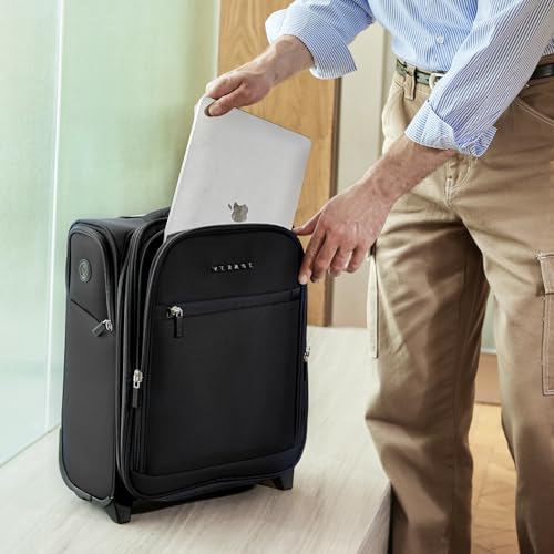 Verage Carry On Underseat Luggage with 2 Wheels & USB Port, 16 Inch Wheeled Spinner Bag Carry-on Luggages for Airlines, Lightweight Suitcase Men Women, Pilots and Crew(16-Inch Rolling Underseat Pro) - Image 4