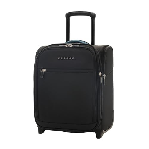 Verage Carry On Underseat Luggage with 2 Wheels & USB Port, 16 Inch Wheeled Spinner Bag Carry-on Luggages for Airlines, Lightweight Suitcase Men Women, Pilots and Crew(16-Inch Rolling Underseat Pro) - Image 1