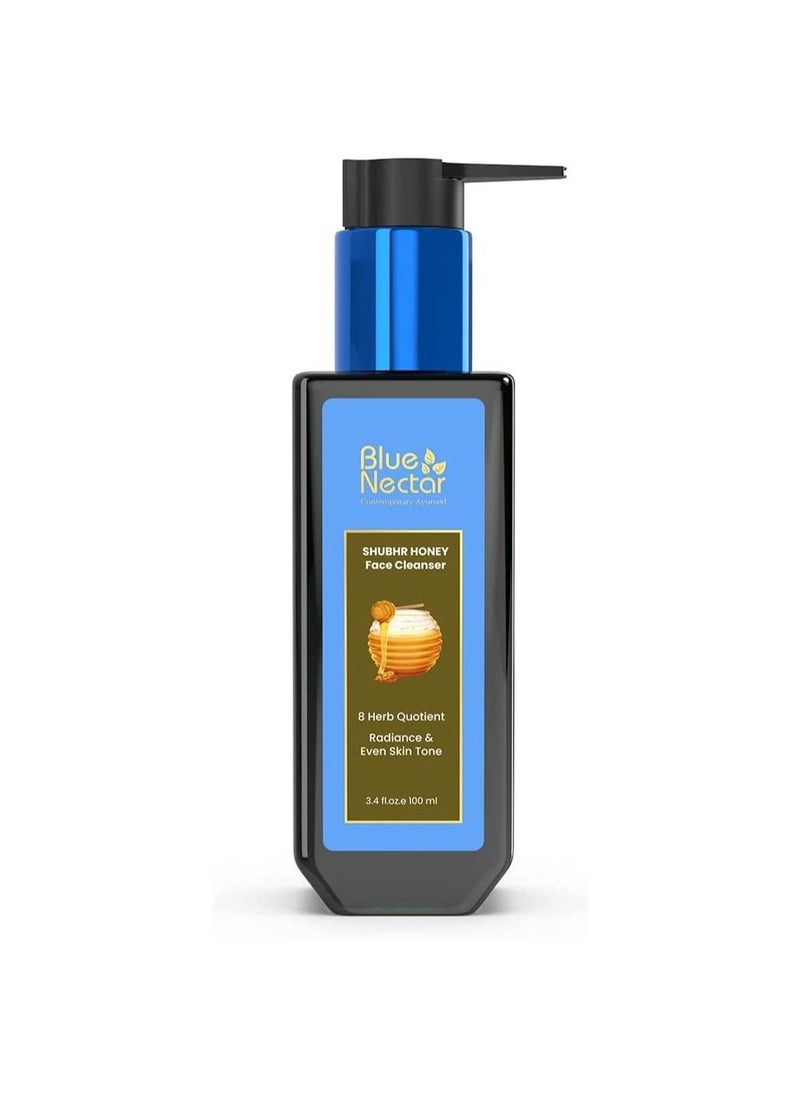 Blue Nectar Facial Wash with Indian Honey and Aloe Vera for all skin types 100 ml 