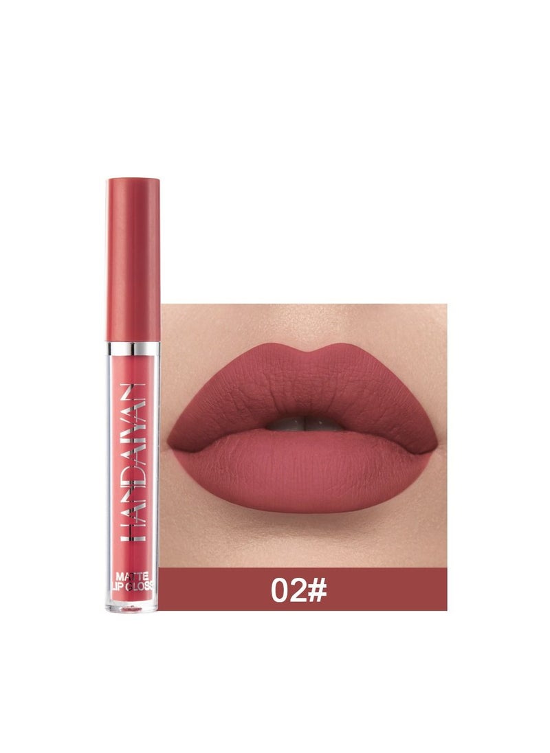 Handaiyan Lipstick Matte Liquid Lipsticks Makeup For Women Velvet Long Lasting Waterproof Highly Pigmented Colour Quick-Drying, Smudge-Proof, Nourishes, Conditions,Ultra Soft Moisturizes  - Image 1