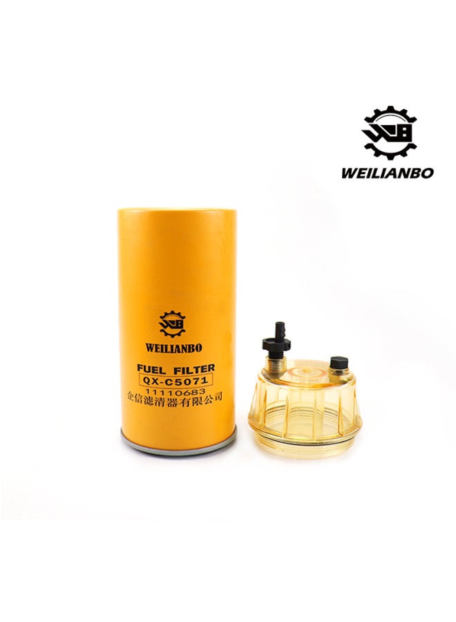 Excavator Volvo EC 200 210B Oil Diesel Air Filter Oil-water Separator Filter Maintenance Parts-Specifications:Machine Filter + Diesel Filter + Oil Water Belt Cup-color:standard  - Image 5