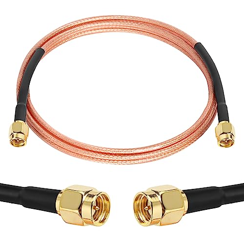 XRDS -RF RG316 SMA Male to SMA Male Coaxial Cable 6FT, Flexible SMA Extension Antenna Cable for WiFi Antenna, Router, SDR, FPV, GPS, Test Equipment - Image 1