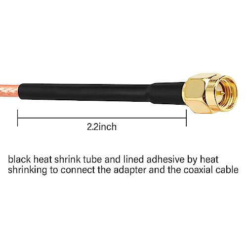 XRDS -RF RG316 SMA Male to SMA Male Coaxial Cable 6FT, Flexible SMA Extension Antenna Cable for WiFi Antenna, Router, SDR, FPV, GPS, Test Equipment - Image 4