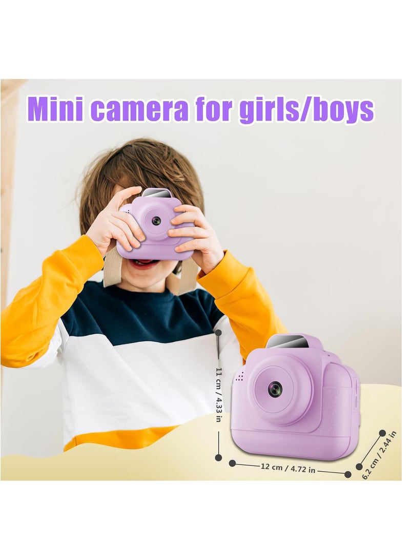 Kids Camera, 1080P Instant Printing Dual Camera, Photo Video, 2.4 Inch IPS LCD Screen, Built-in 1800mAh Battery, 32G TF Card, Birthday Festival Gift for Kids  - Image 4