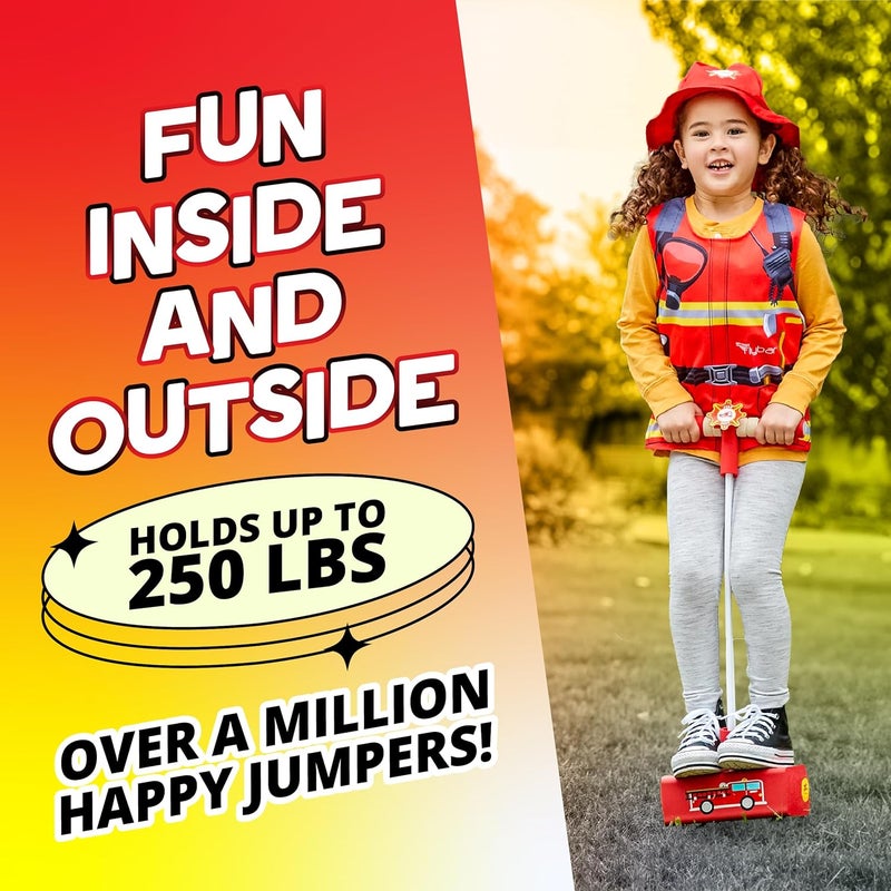 Flybar My First Foam Pogo Jumper for Kids Fun and Safe Pogo Stick for Toddlers, Durable Foam and Bungee Jumper for Ages 3 and up, Supports up to 250lbs - Image 5