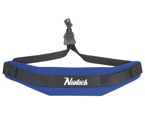 Neo Tech Neotech Saxophone Swivel Hook Neck Strap Soft Sax Padded for Alto Tenor Baritone Soprano – (Small, Royal Blue) - Made in USA - Image 1