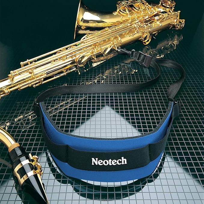 Neo Tech Neotech Saxophone Swivel Hook Neck Strap Soft Sax Padded for Alto Tenor Baritone Soprano – (Small, Royal Blue) - Made in USA - Image 2