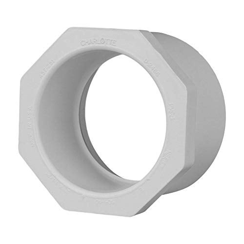 Charlotte Pipe محول تشارلوت 2 × 1 1/2 SCH 40 بوشينغ SPGXS ضغط (1 وحدة قطعة) - Image 1