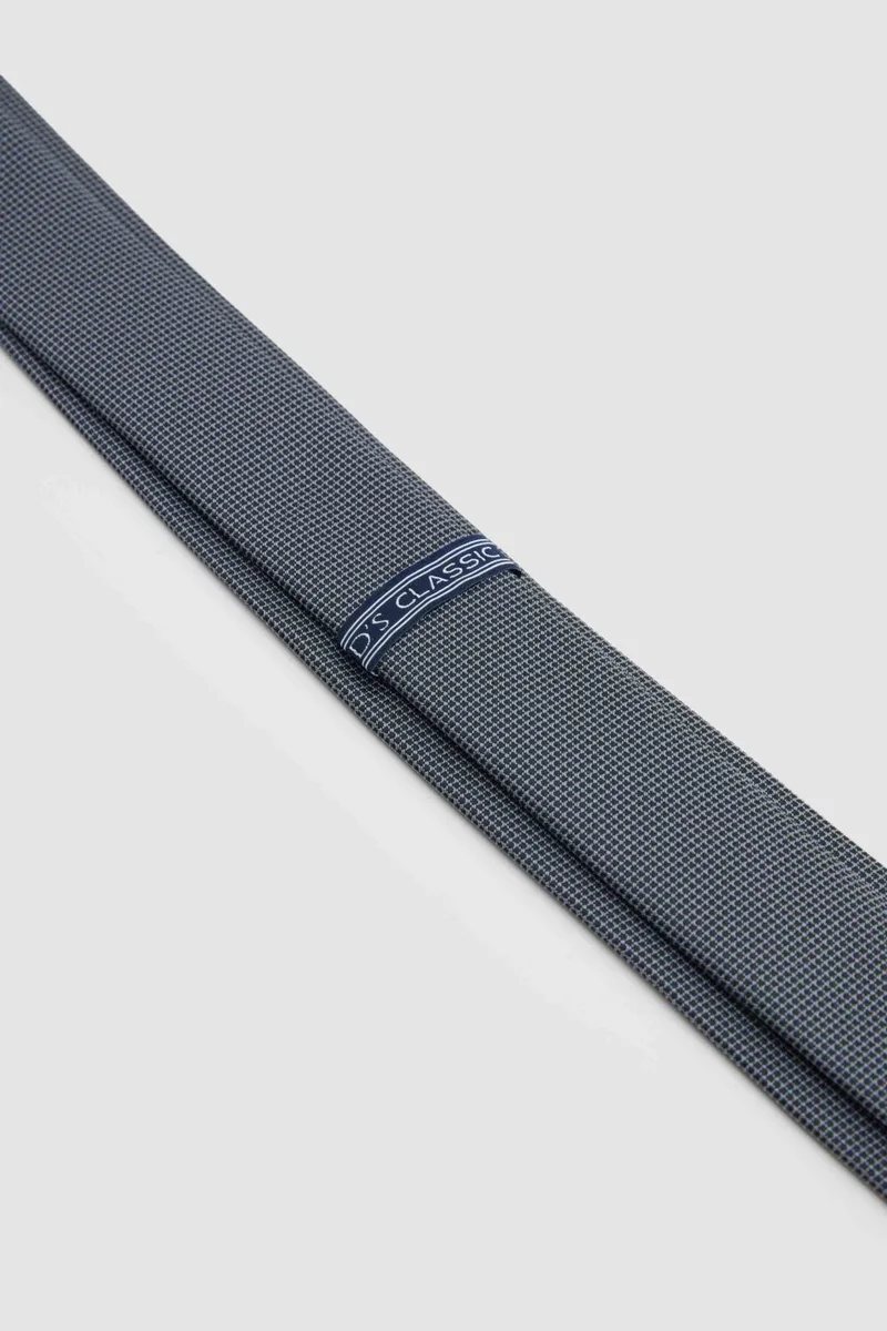 D'S DAMAT Ds Groom Anthracite Patterned 5.5 cm Tie