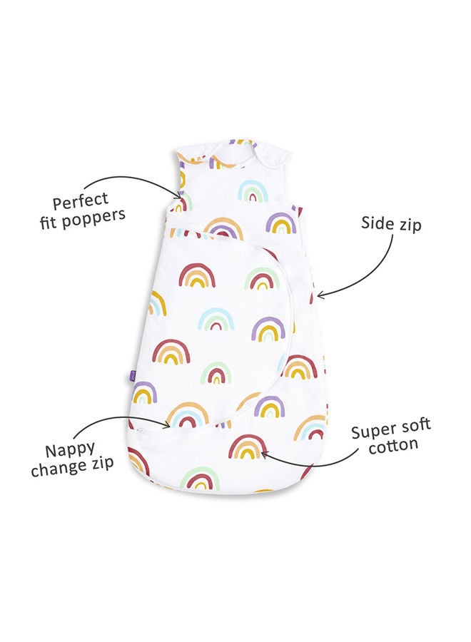 Snuz Pouch Baby Sleeping Bag With Zip For Easy Nappy Changing From 0-6 Months, 1.0 Tog  - Image 2