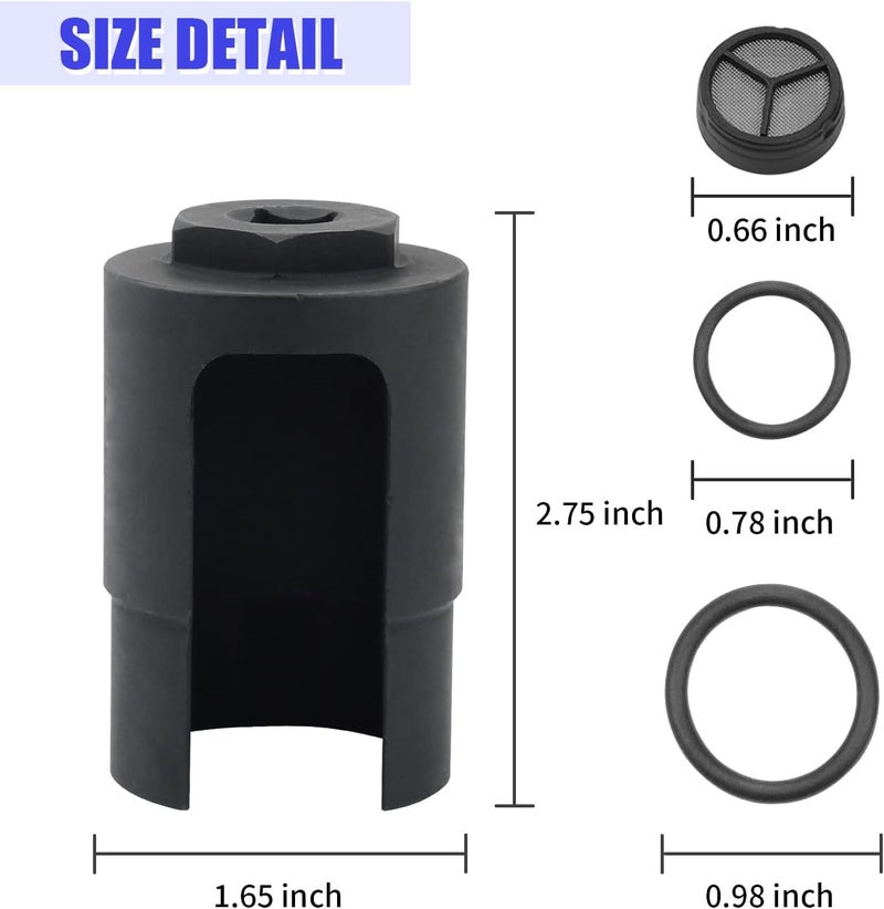 PEATOVIE 6.0 IPR Valve Socket with Seal Kit for Ford 6.0L Powerstroke - Image 2