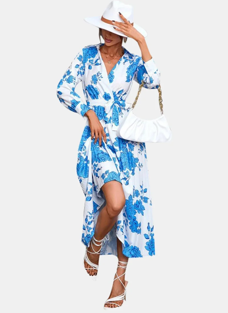 YUNIQEE White Printed Dress