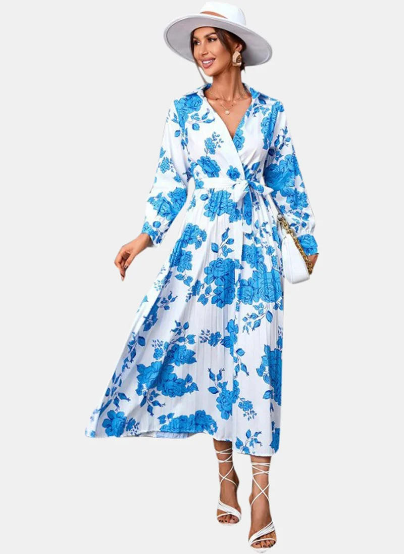 YUNIQEE White Printed Dress