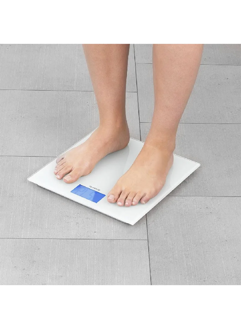 brabantia Battery Powered Easy-to-Use Non-Slip Digital Bathroom Scale White 30.6 x 3 x 29.4 cm 483127