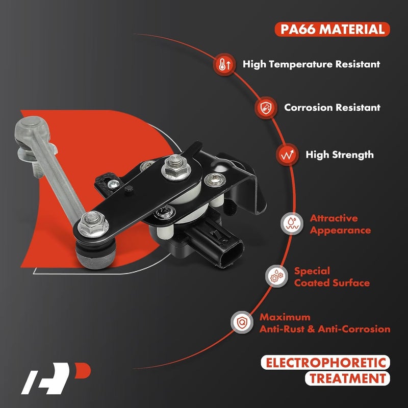 A-Premium Ride Height Level Sensor for Toyota Sequoia 2008-2013, Rear Right Passenger Side - Image 4