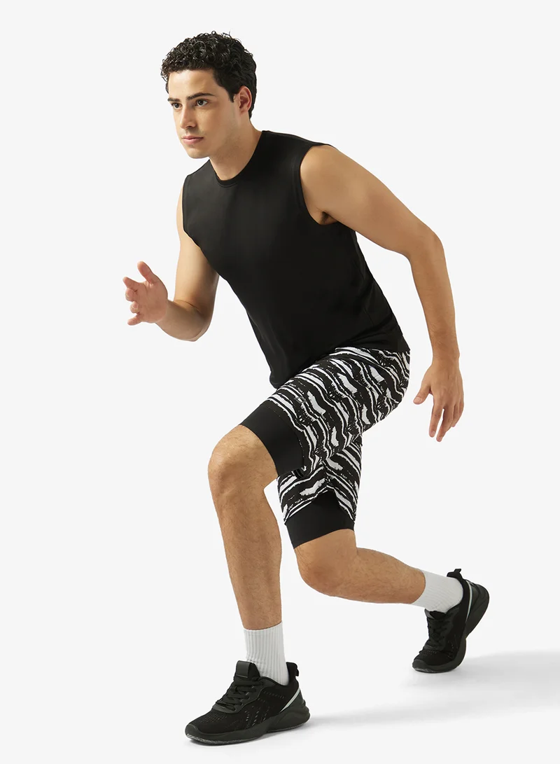 FRWD Sublimation digital print 2 in 1 shorts