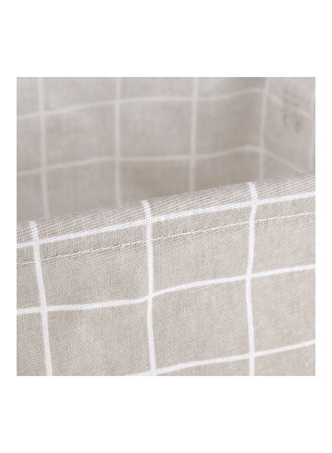 NIBEMINENT Foldable Laundry Storage Basket Grey Lattice 20x16x15centimeter - Image 5