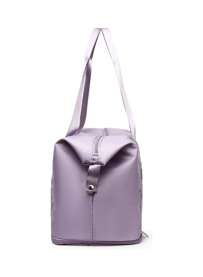 Lang Mu Fashionable Oxford Large Capacity Shoulder Bag Purple - Image 3