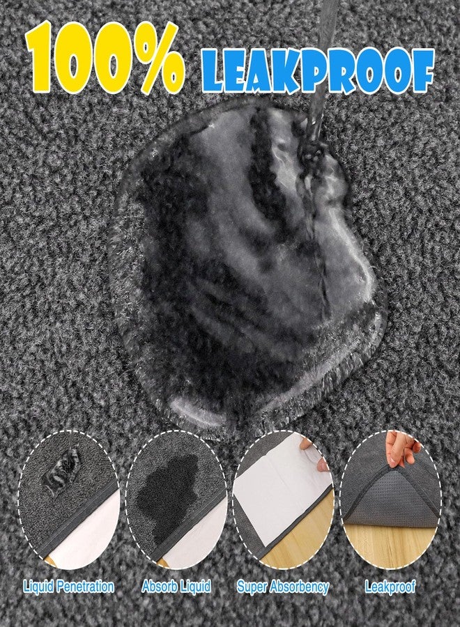 FURWEY 2 Pack Extra Large Washable Pee Pads for Dogs 72"x72" Reusable Dog Mat for Floor Non-Slip Waterproof Pee Pads for Dogs Fast Absorbent Pet Whelping Pads Puppy Playpen Mat for Incontinence, Housebreak - Image 3