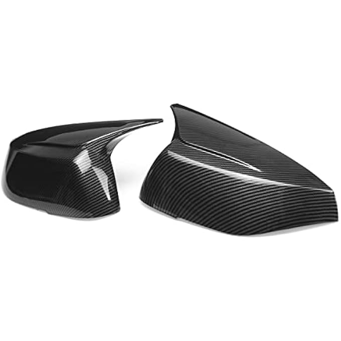 rayihni 2Pcs Rear View Side Mirror Cover Door Side Mirror Cover Cap Compatible With 20142020 Infiniti Q50 Q60 Q70 Qx30 Qx50 Carbon Fiber - Image 5
