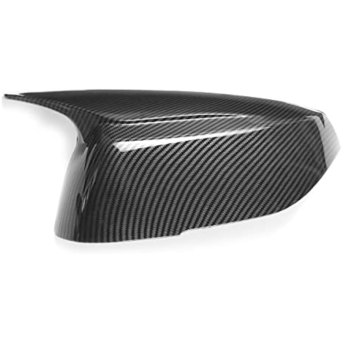 rayihni 2Pcs Rear View Side Mirror Cover Door Side Mirror Cover Cap Compatible With 20142020 Infiniti Q50 Q60 Q70 Qx30 Qx50 Carbon Fiber - Image 4