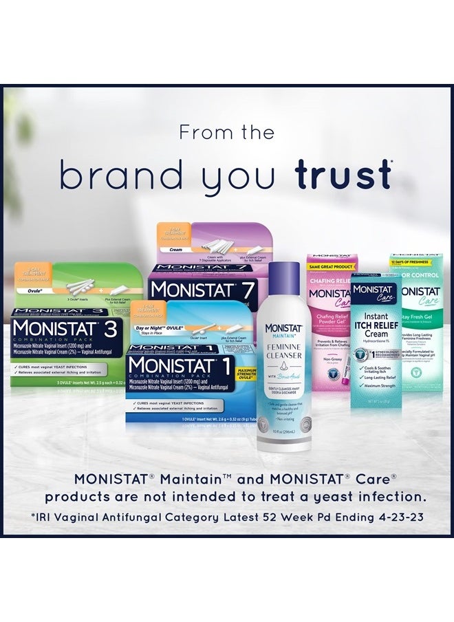 Monistat - Instant Itch Relief Cream for Women, Maximum Strength Feminine Itch Care, 1 oz - Image 1