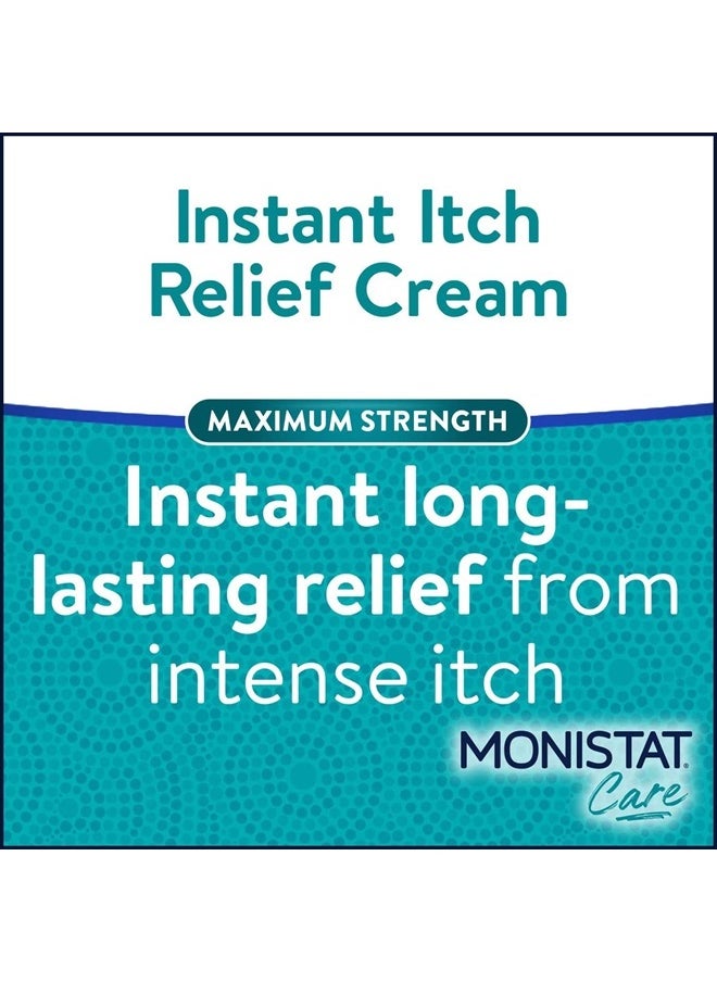 Monistat - Instant Itch Relief Cream for Women, Maximum Strength Feminine Itch Care, 1 oz - Image 1