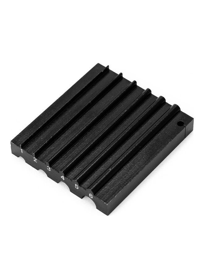 نيبمينينت أدوات إصلاح وتلميع الجلد بفتحة على شكل حرف R. أسود 6.50 X 3.00 5.00سم - Image 2